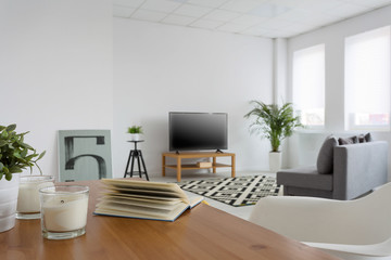 Living room in a modern style ideal for relax