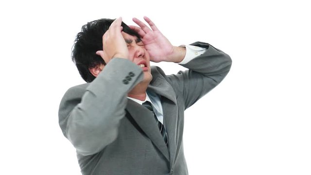 苦悩するビジネスマン
