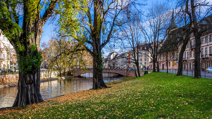 Autumn in Strasbourg city center