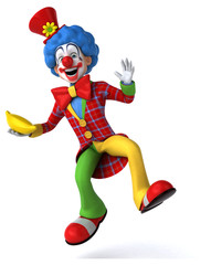 Obraz na płótnie Canvas Fun clown