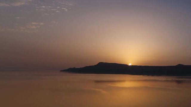 Sunrise over Crete (HD timelapse)