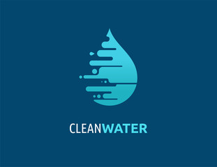 water, wave and drop icon, symbols