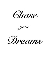 Chase your dreams quote