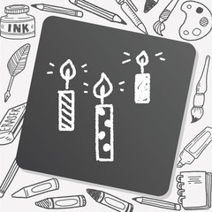 doodle candle