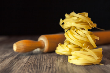 Homemade delicious pasta