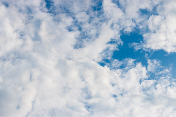 blue sky with cloud