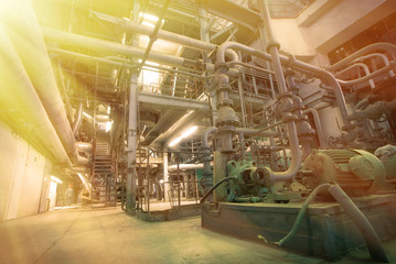 Equipment, cables and piping