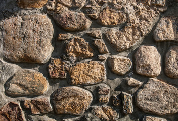 Fragment of a stone wall