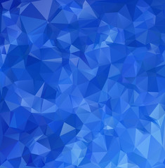 Obraz premium Blue Polygonal Mosaic Background, Creative Design Templates
