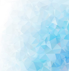 Obraz premium Blue Polygonal Mosaic Background, Creative Design Templates