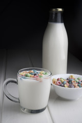 Cookis and milk fot the special day