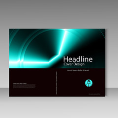 Brochure template layout, cover design annual report, magazine, flyer, magazine, booklet
