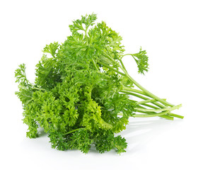 parsley isolated on white background