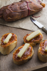 Sobrasada and parmesan