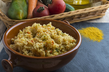 Cuscus with vegetables
