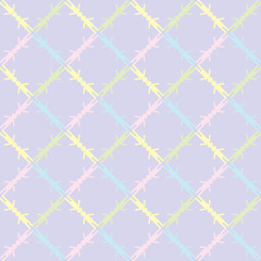 Multicolor people on grey background. Seamless pattern