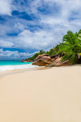 Tropical beach. The Seychelles