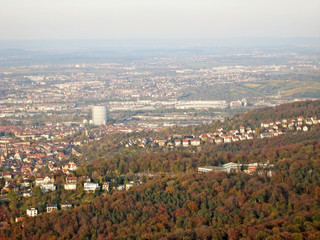 View over Stuttgart