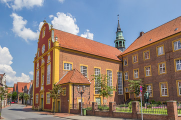 Gymnasialchurch in the historic center of Meppen