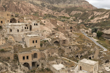 Fototapeta na wymiar cappadocia stone houses.