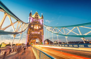 Fototapeta na wymiar Beautiful view of Tower Bridge in London, UK