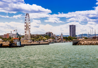 Rimini harbor channel