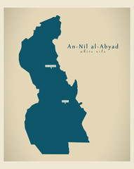 Modern Map - An-Nil al-Abyad SD