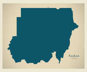 Modern Map - Sudan SD