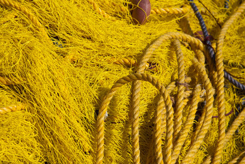 Colored fishing net