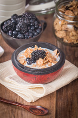 cereal flakes for breakfast