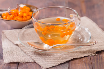 Tea with sea buckthorn