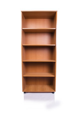 Office cabinet shelf isolated on white background