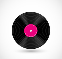 Vinyl record vector