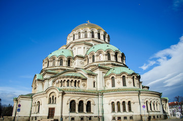 Fototapeta na wymiar Alexander Nevsky cathedral, Sofia, Bulgaria