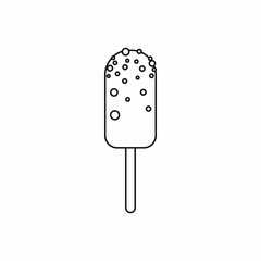 Ice Cream icon, outline style