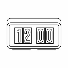 Watch icon, outline style