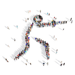 people man fencing sport 3d