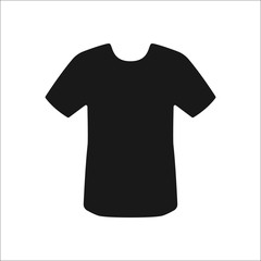 Sport soccer t-shirt sign simple icon on background