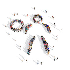 people volleyball sport 3d