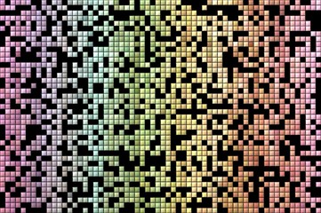 Fototapeta premium Abstract colorful geometric pattern background. Red, pink, yellow and green.