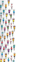 Naklejka premium Top view of racing bicycle. Vector illustration