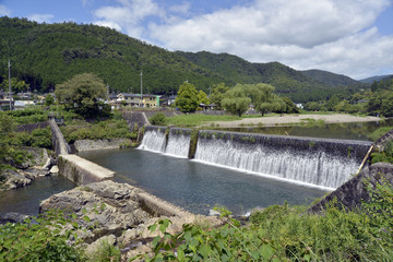 賀茂川上流の滝