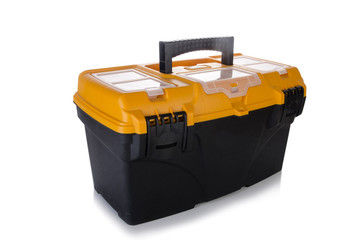 Toolkit box isolated on the white background