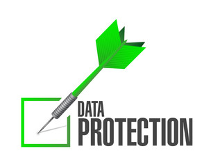 Data Protection check dart sign