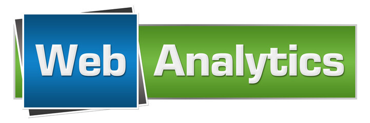 Web Analytics Green Blue Horizontal 