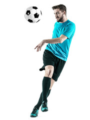 Soccer player Man Isolated