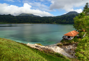 Linau lake in Tomohon