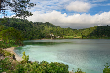 Linau lake in Tomohon