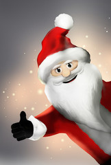Santa claus christmas 3d render