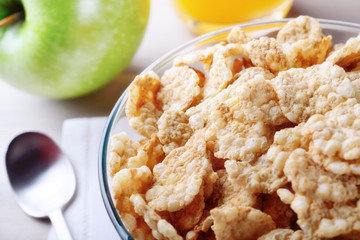 Rice and wheat flakes